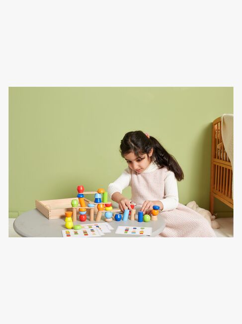 VIGA Træklodser Spil Byggetårn