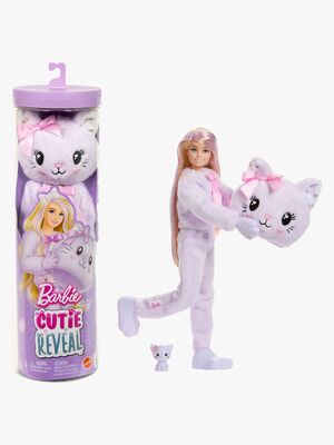 Barbie Cutie Reveal Sweet Bows Dukke Kattekilling, Lilla
