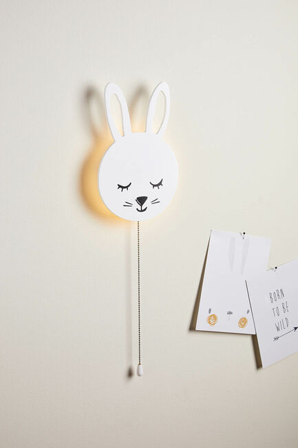 Alice & Fox BIM Væglampe Kanin, Hvid