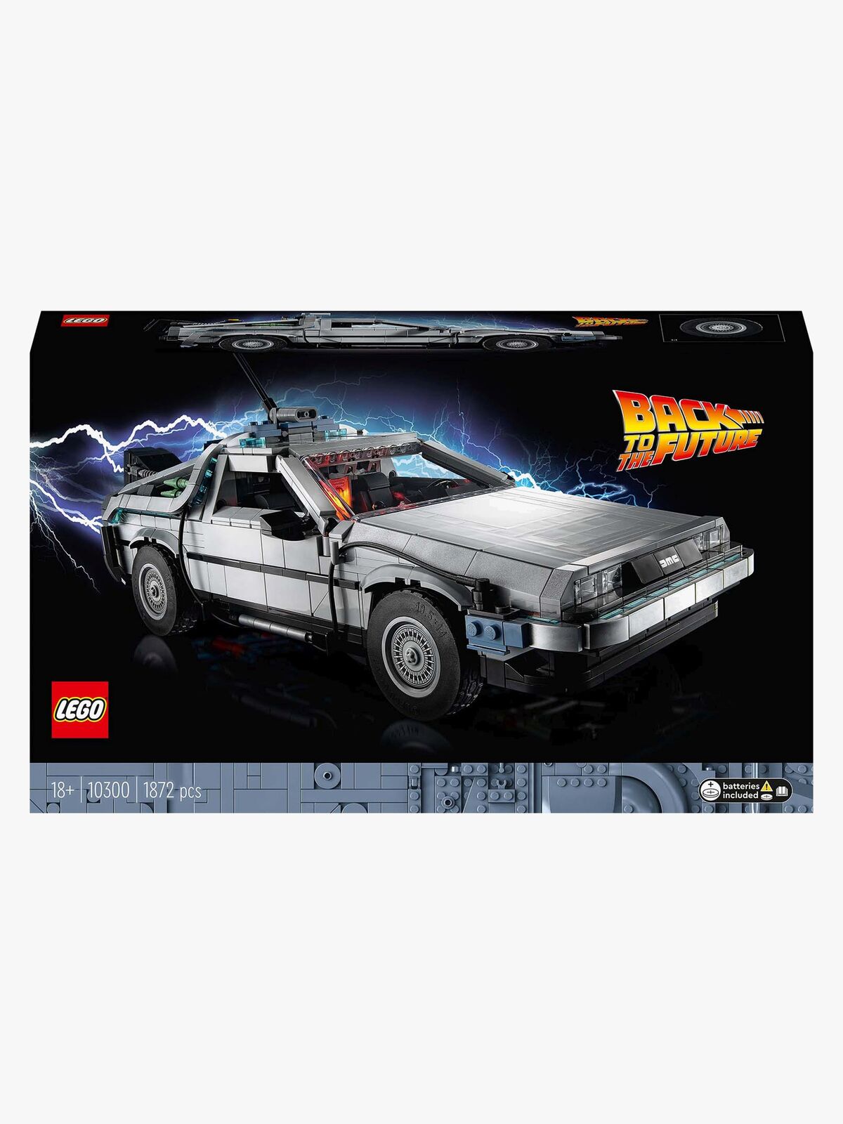 LEGO Icons 10300 Tidsmaskinen fra Tilbage til fremtiden