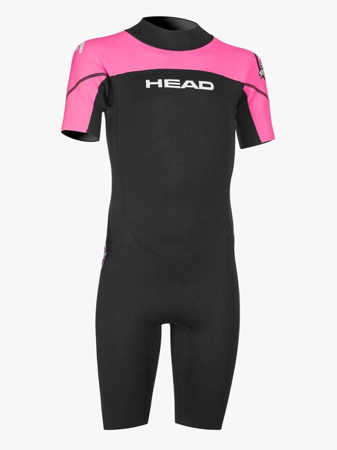 Head Våddragt Sea Ranger Shorty Junior, Sort/Lyserød