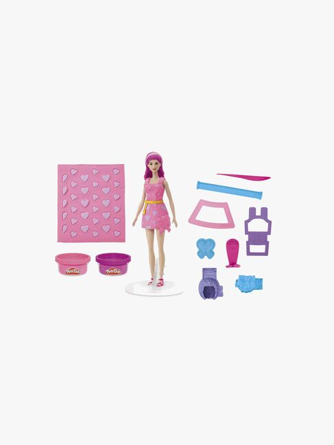 Play-Doh Barbie Modellervoks med Dukke Hjerte & Hår