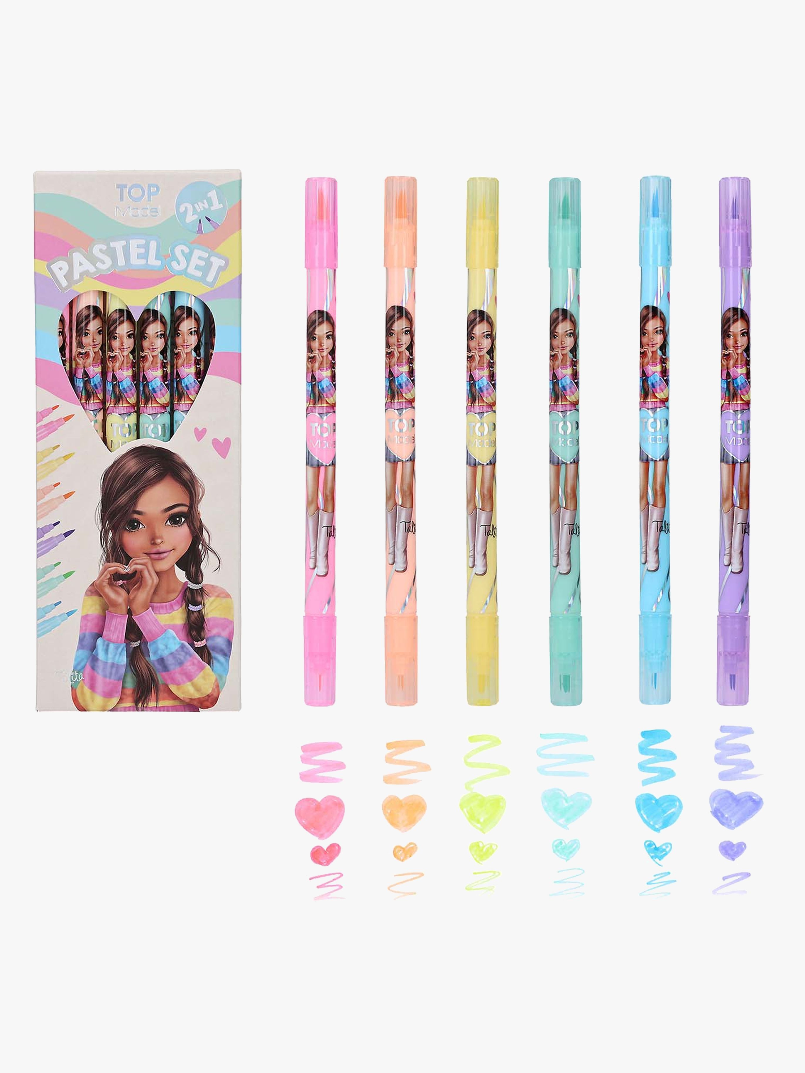 TOPModel Tuschpenne Pastel 6-Pak