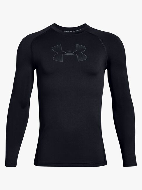 Under Armour HeatGear Long Sleeve Træningstrøje, Black
