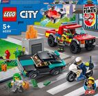 LEGO City Fire 60319 Brandslukning og politijagt
