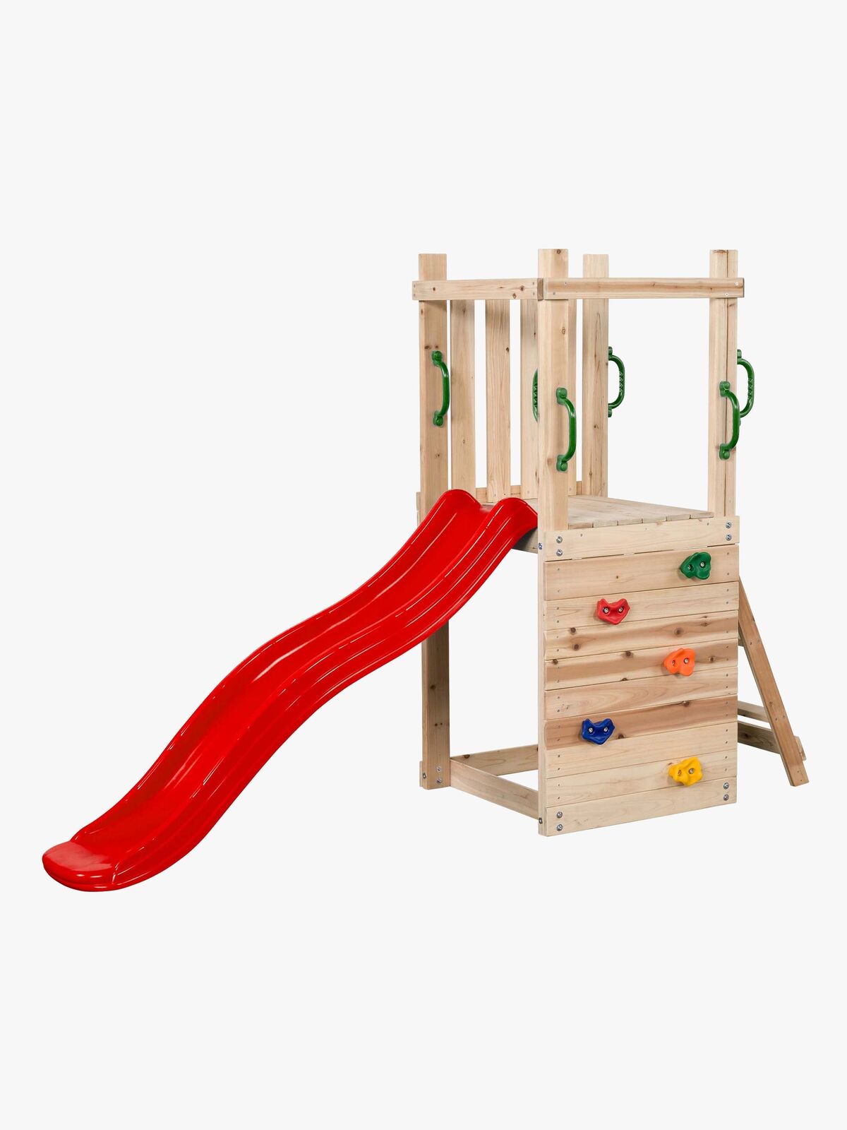 Swing King Klatretårn Mari med Rød Rutsjebane 175 cm
