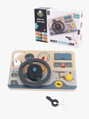 Kinder and Kids Montessori Aktivitetstavle Bil