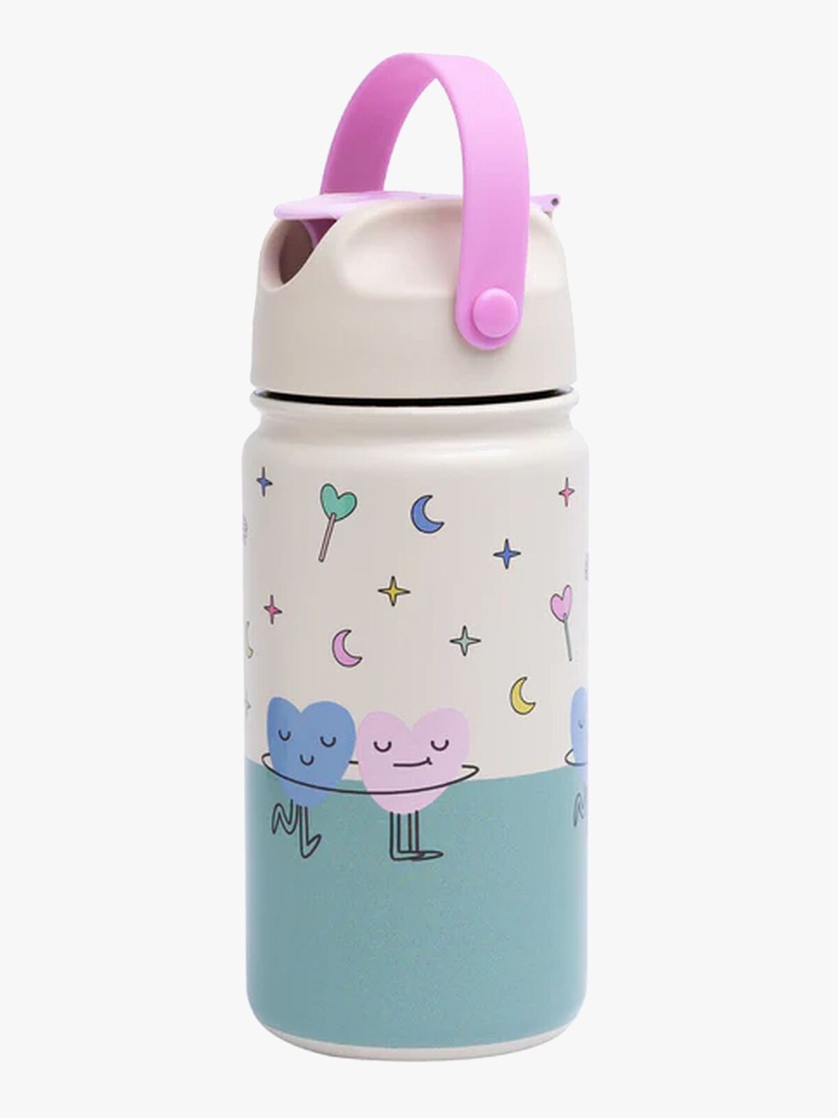 The Cotton Cloud Stainless Steel Drikkedunk, Dancing Hearts