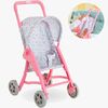 Corolle Dukkeklapvogn, Lyserød/blå