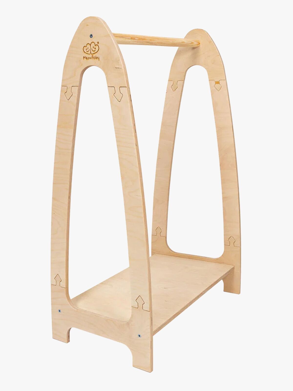 Meowbaby Soft Tøjstativ S, Natur