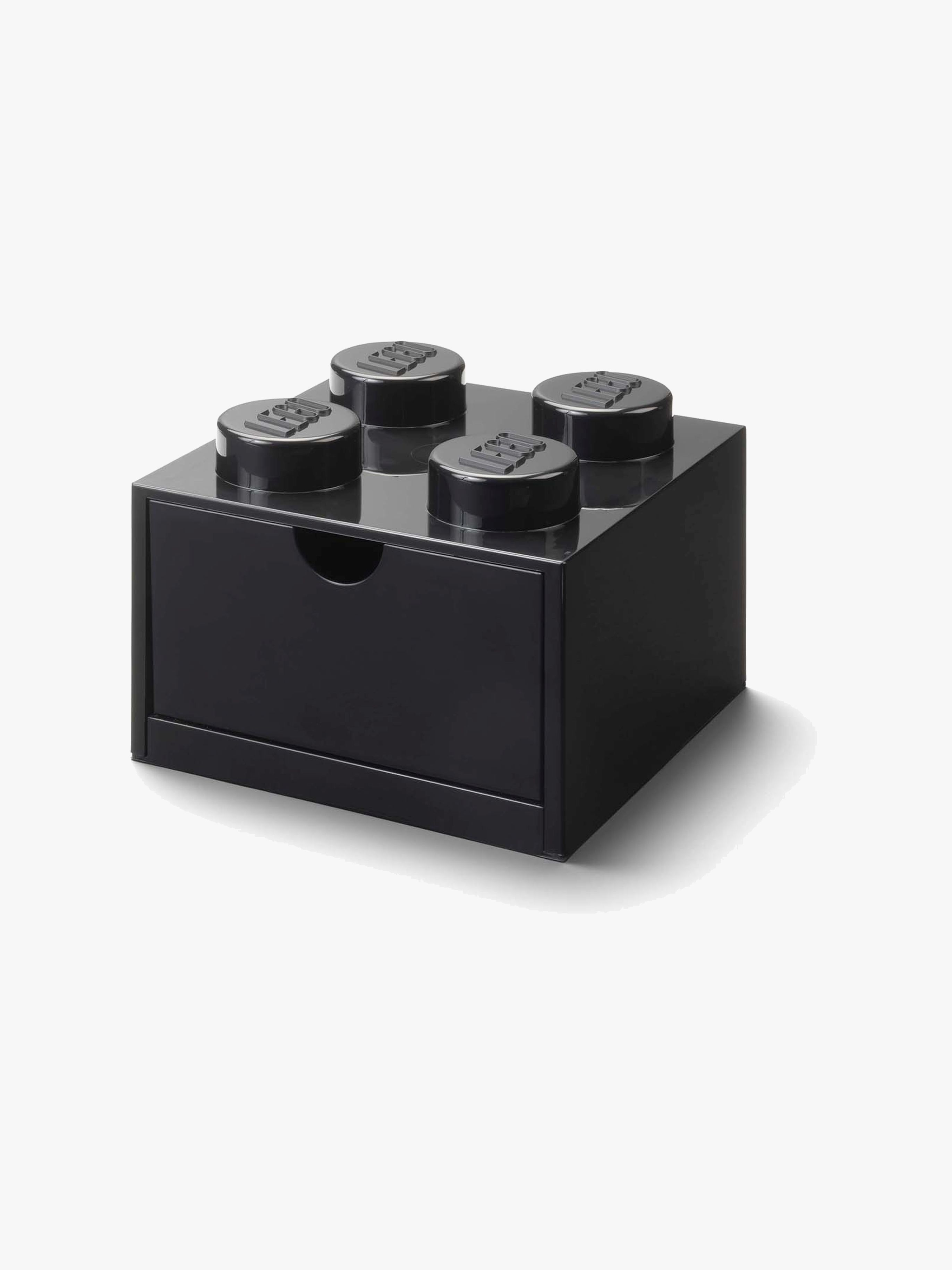 Lego Opbevaringsboks med Skuffe 4, Sort