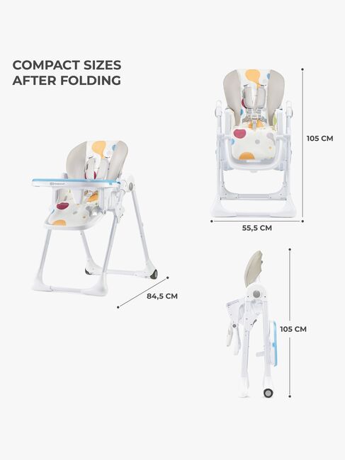 Kinderkraft Højstol YUMMY, Multi