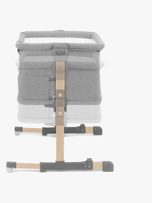 Kinderkraft NESTE GROW Bedside Crib, Lysegrå