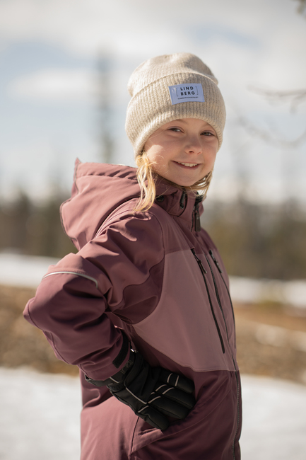 Lindberg Alpine Vinterjakke, Dry Rose/Plum