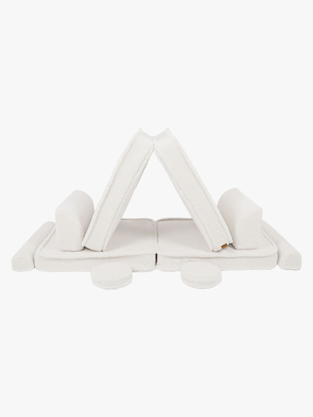 Meowbaby Play Bearly Premium  Bygbar Sofa, Cremefarvet