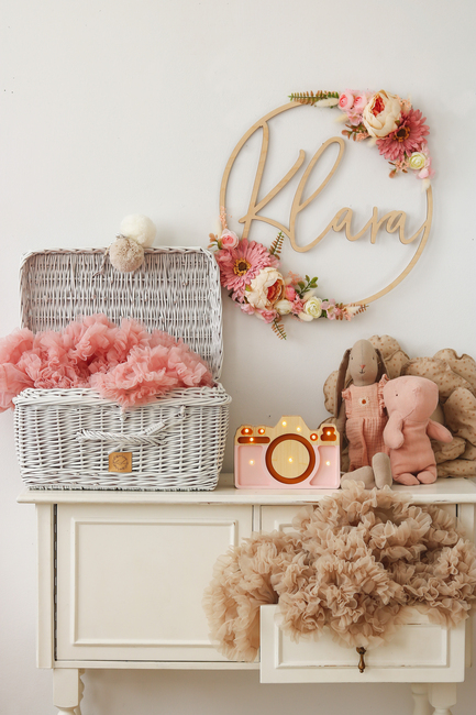 Little Lights Mini Lampe Kamera, Pastelpink