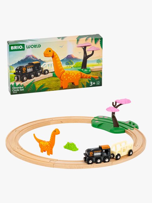 BRIO World 36098 Rundt Togsæt med Dinosaur