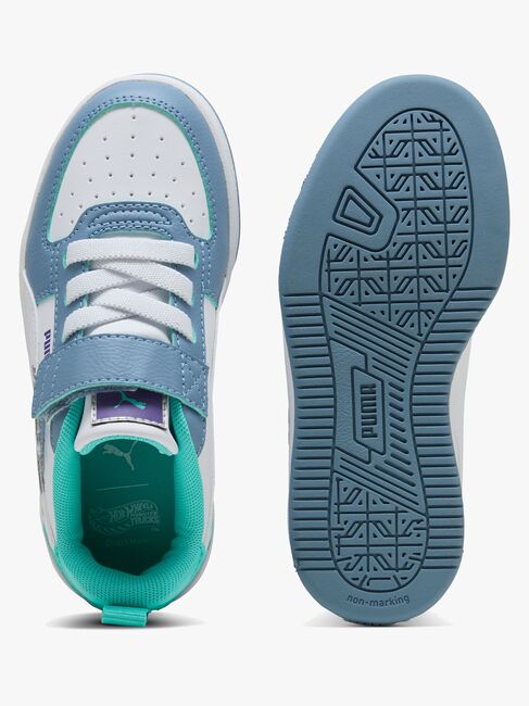 Puma Caven 2.0 Lo Hot Wheels AC+ PS Sneakers, Cool Blue/White/Aquatic