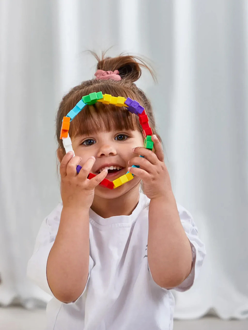 Plus-Plus BIG Byggesæt Rainbow Mix 100 Stk.