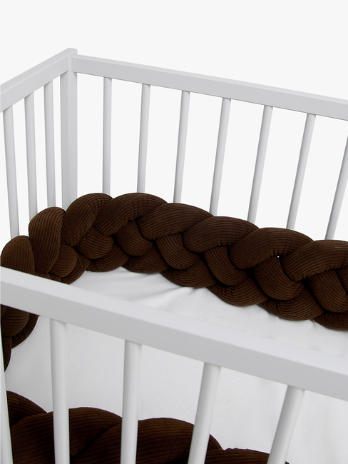 Alice & Fox Braid Sengerand 210cm, Brown Manchester