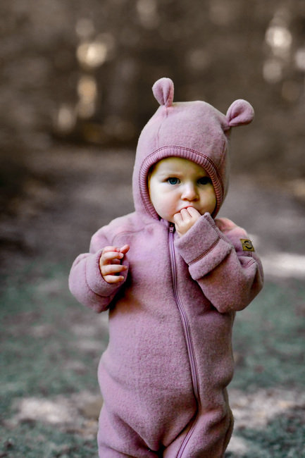 Mikk-Line Ulddragt Merinould med Ører, Burlwood