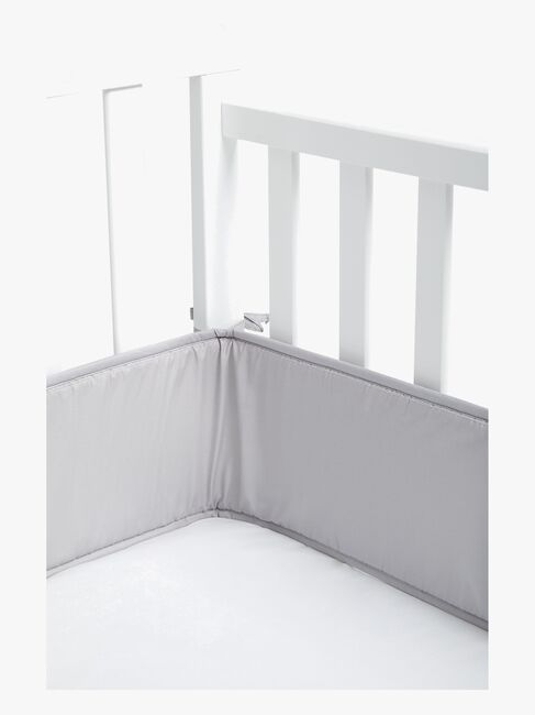 Alice & Fox Sengerand Bedside Crib, Soft Grey