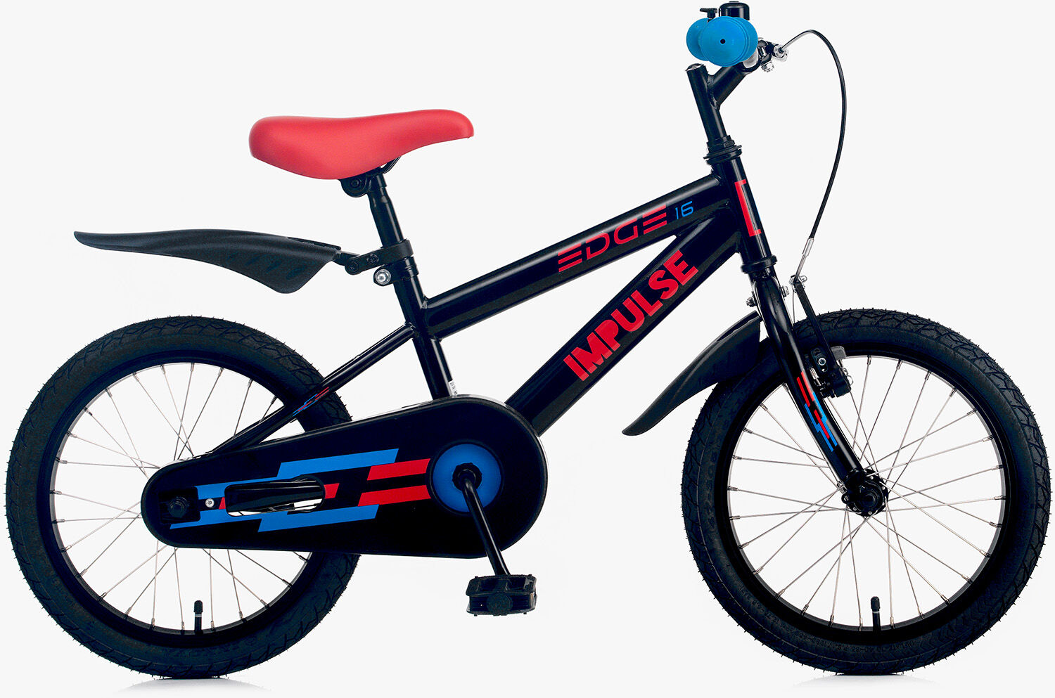 Køb Edge Børnecykel tommer, Sort/Blå/Rød | Jollyroom