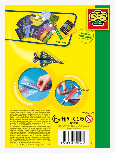 SES Creative  Jeg lærer mig: Fold Papirfly