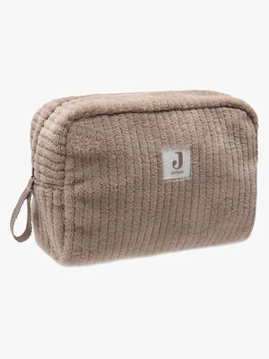 Jollein Cloudy Rib Toilettaske, Milky Coffee