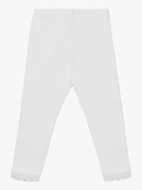 Petite Chérie Atelier Amandine Leggings 2-Pak, Pink/White