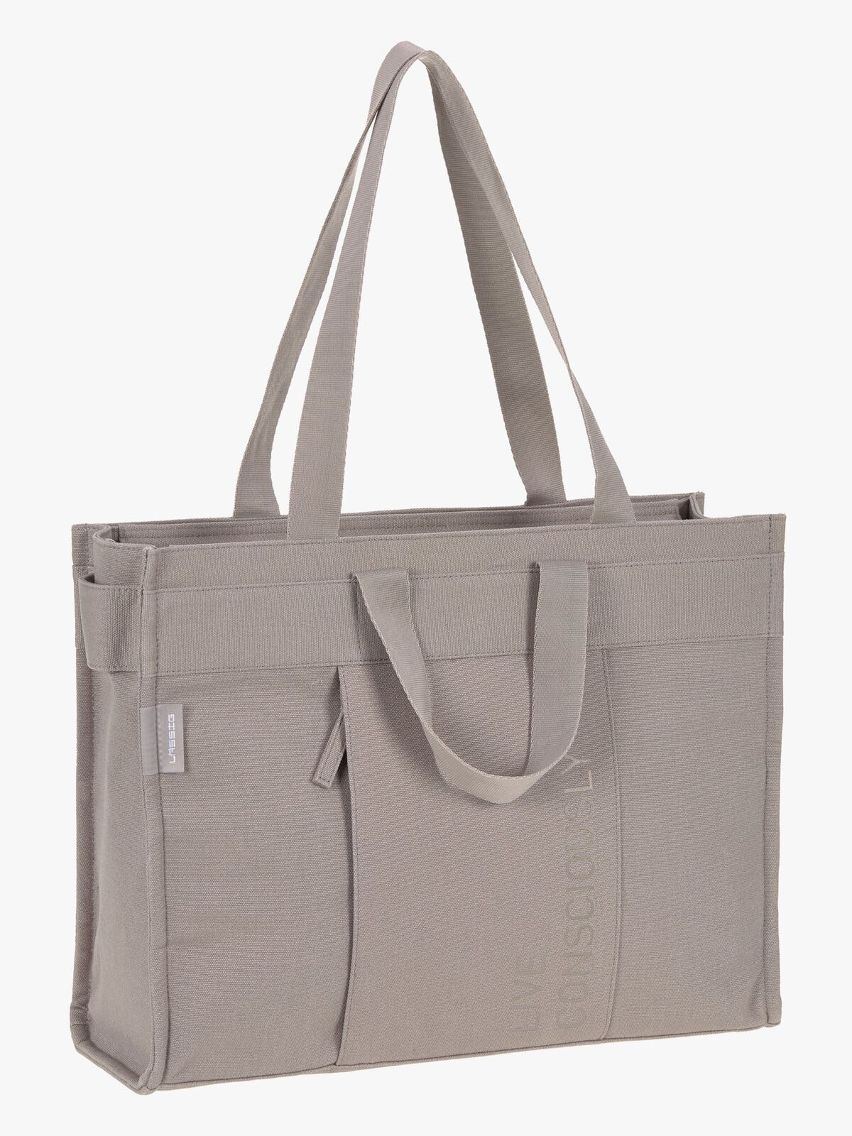 Lässig Tote Pusletaske, Taupe