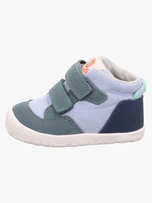 Superfit Flummi Barefoot Sneakers, Blå/Lysegrøn