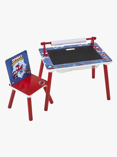 Marvel Spidey & His Amazing Friends Skrivebord med Stol, Rød