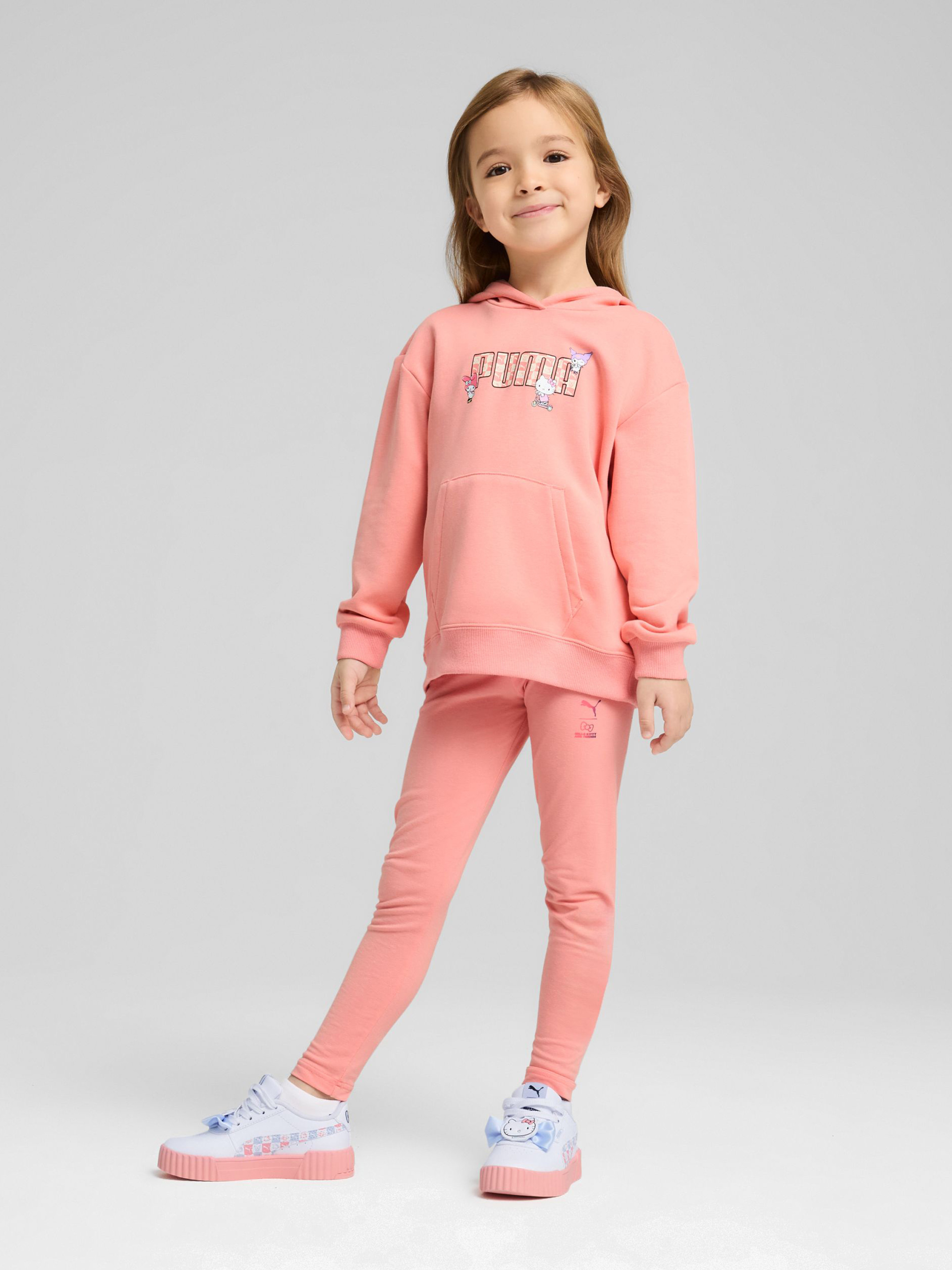 Puma Hello Kitty Hættetrøje, Pink, 110