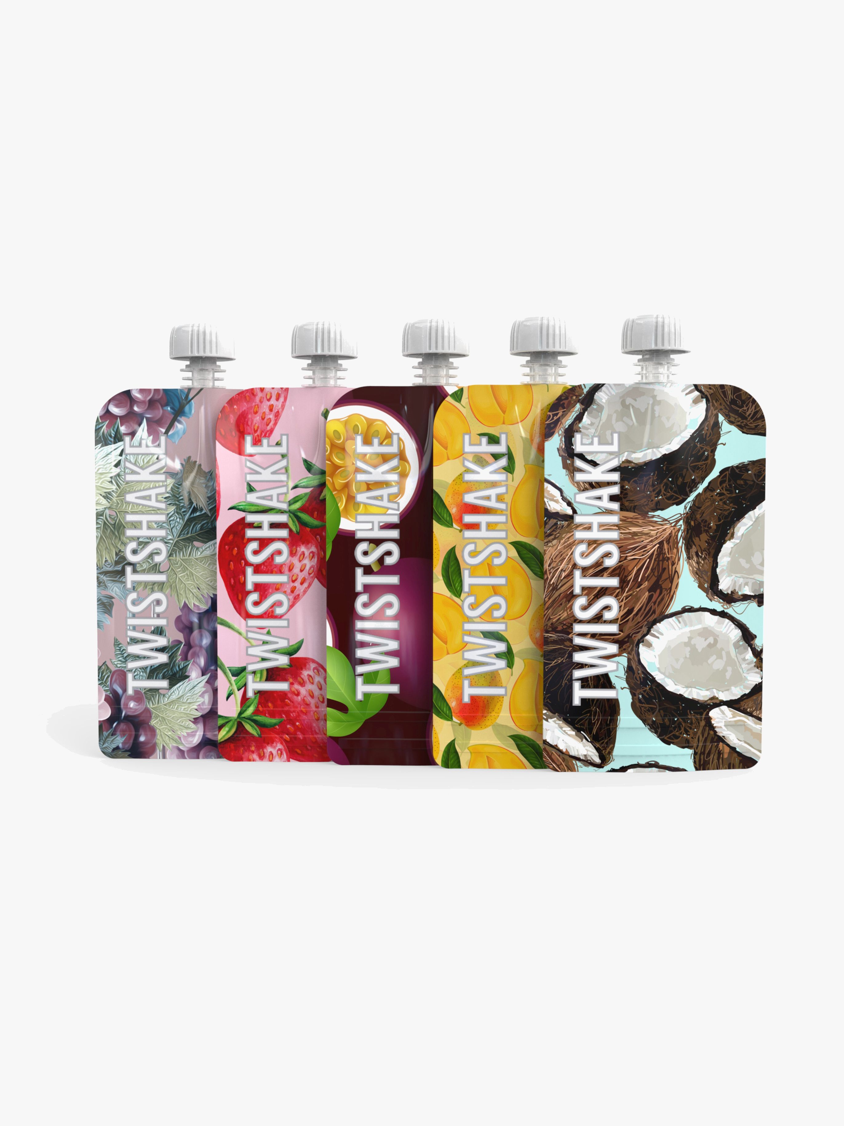Twistshake Klemmepose 220 ml 5-pak