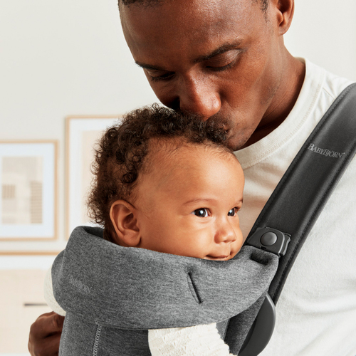 BabyBjörn Mini Bæresele 3D Jersey, Dark grey