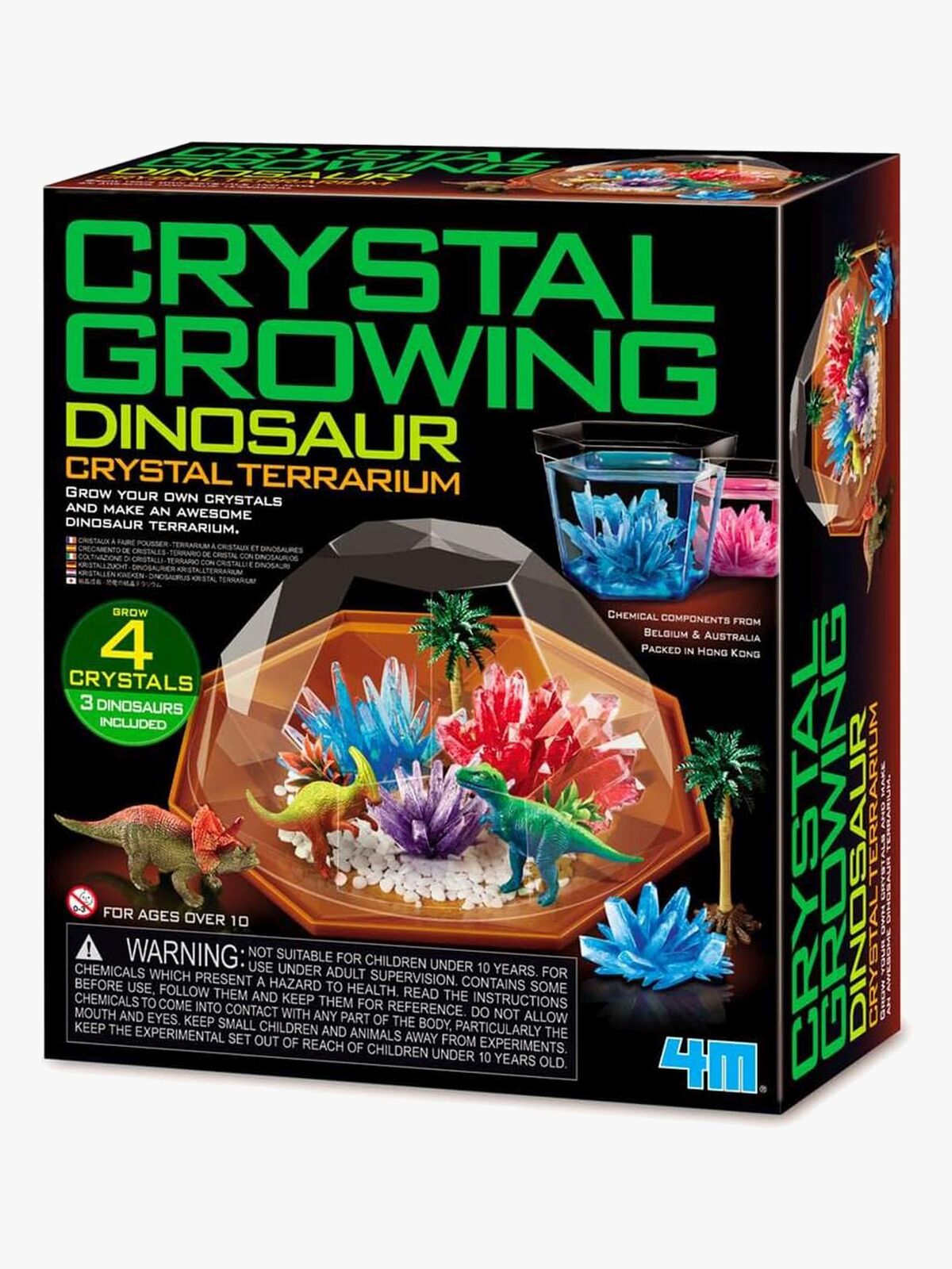 4M Eksperiment Krystallerdyrkning Dinosaur