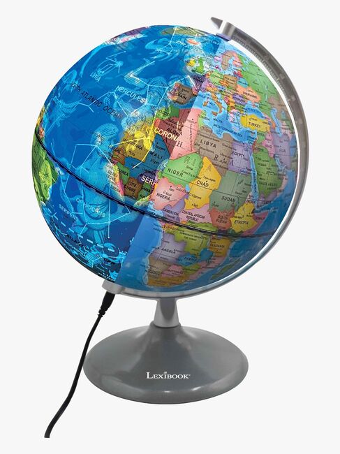Lexibook Bordlampe Dag & Nat Globus Engelsk