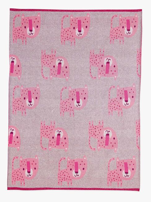 Bizzi Growin Strikket Tæppe Aio Baby, Lyra Leopard