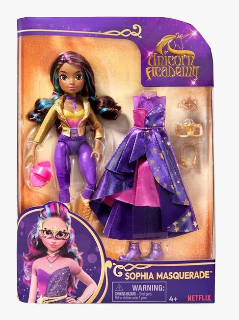 Unicorn Academy Dukke Sophia Masquerade 24 cm