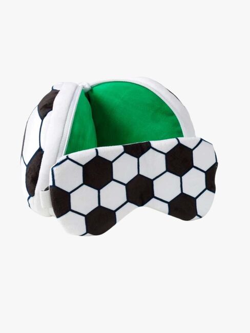 Relaxeazzz Plush Rejsepude & Sovemaske, Football CUSHMask-322-4817_3a.jpg