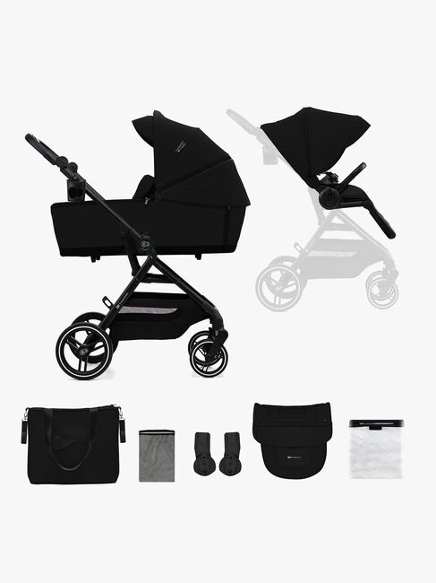 Kinderkraft YOXI 2-in-1 Duovogn, Pure Black