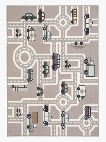 KMCarpets Vejtæppe m. Gummiunderside Grå 133x170