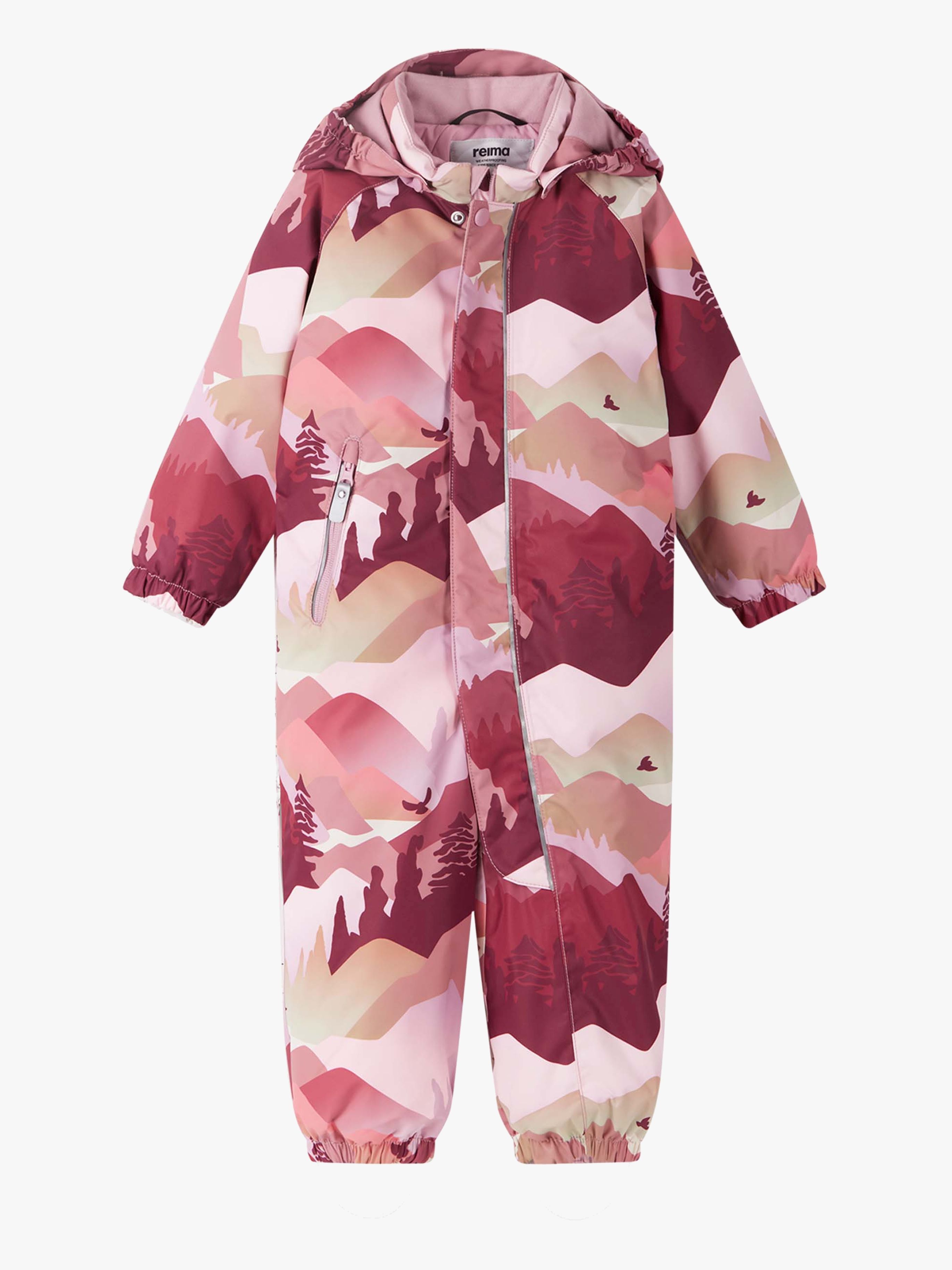 Reima Puhuri baby Flyverdragt, Grey Pink, 74