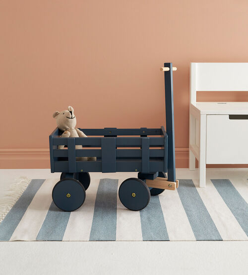 Kids Concept Trækvogn Carl Larsson, Blå