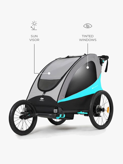 Kinderkraft Nava Cykelanhænger, Hawaiian Blue