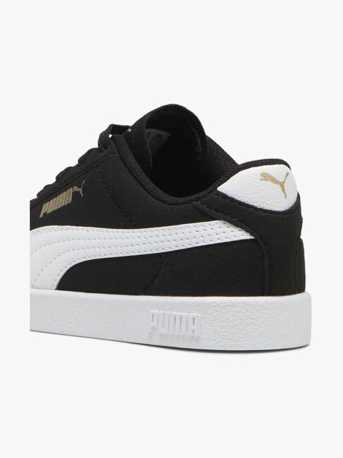 Puma Club II PS Sneakers, Black/White/Gold