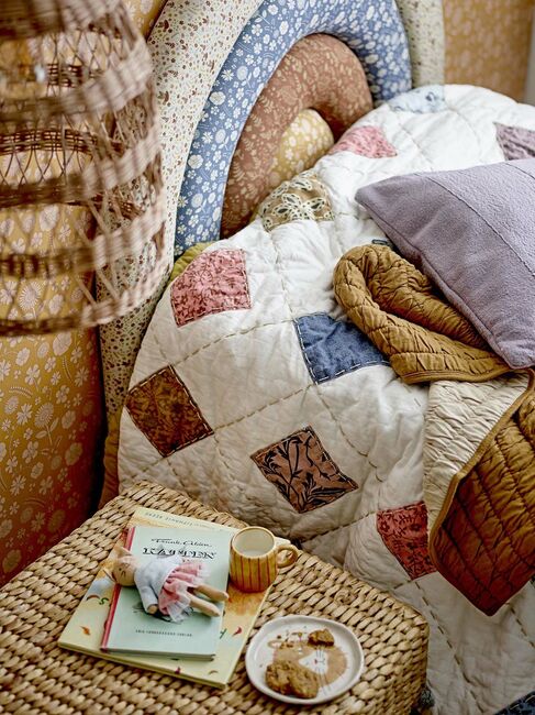 Bloomingville Rim Lampeskærm, Brun