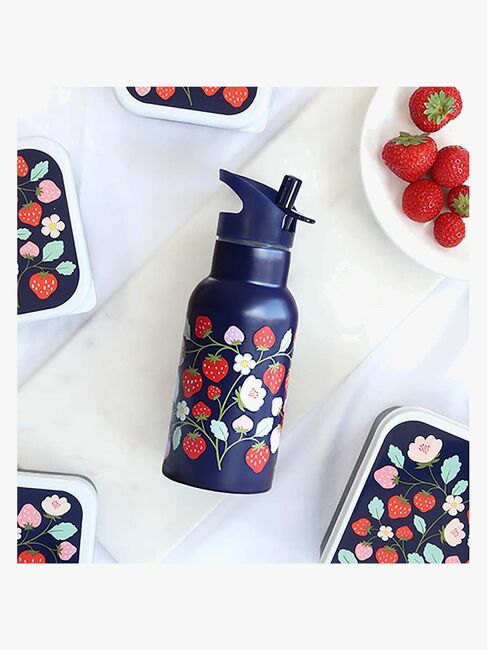 A Little Lovely Company Stainless steel Drikkedunk, Strawberries