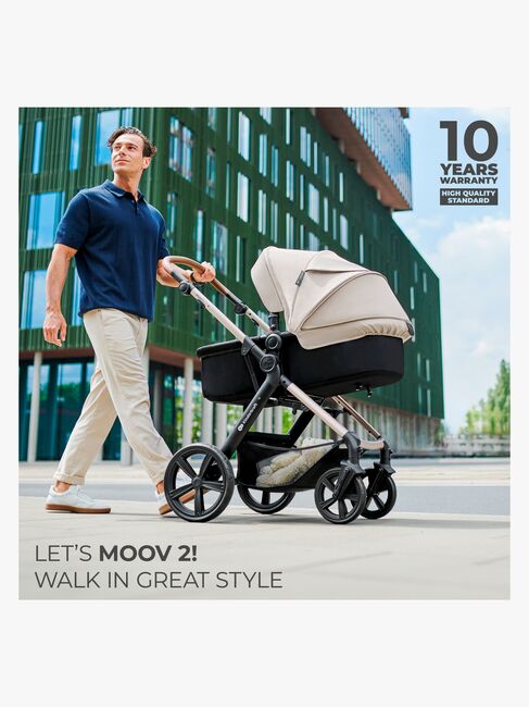 Kinderkraft MOOV 2 Air 3-in-1 Duovogn, Light Grey